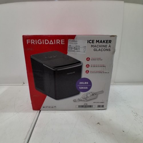 FRIGIDAIRE RETRO FREESTANDING BULLET SHAPED ICE MAKER - 26LB - GREY (MODEL: EFIC513-GREY) image 6