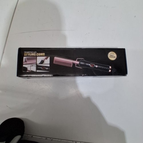 TRYLATER ELECTRIC HOT COMB WITH 12 SETTINGS - 110-240V - WHITE/ROSEGOLD image 5