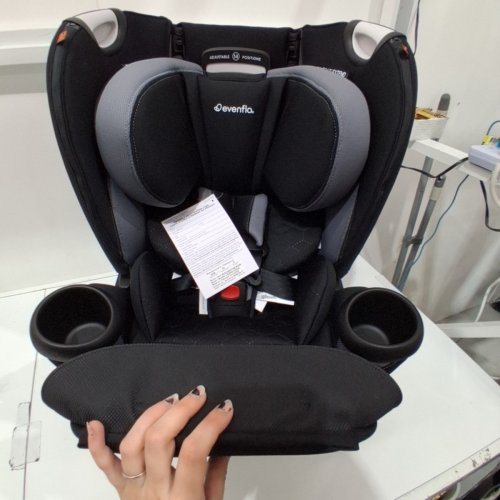 EVENFLO REVOLVE360 EXTEND REVERE ALL-IN-ONE ROTATIONAL CAR SEAT - 4-65LBS CAPACITY - BLACK/GREY (MODEL: CS360212464C) image 4