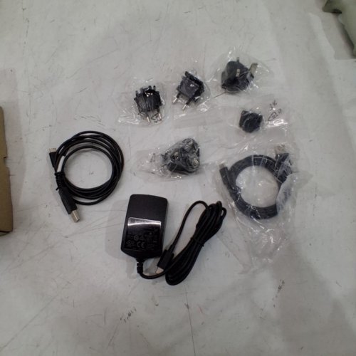 8PC PHIHONG TRAVEL WALL ADAPTER BLOCKS AND CORD - BLACK image 2