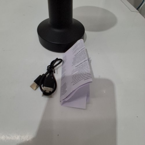 WEIBBIN RECHARGEABLE CORDLESS LED TABLE LAMP - 4" X 8" - BLACK image 4