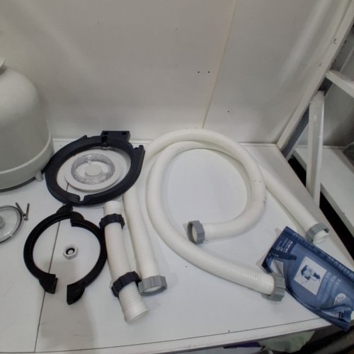 INTEX SX2100 KRYSTAL CLEAR SAND FILTER PUMP FOR ABOVE GROUND POOLS - 2100GPH - WHITE/GREY (MODEL: SFW80110/SX2100) image 7