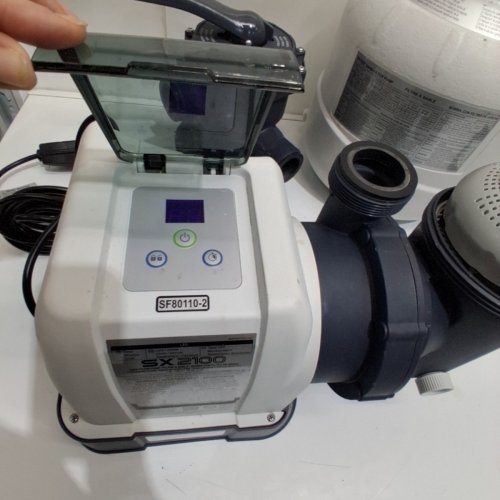 INTEX SX2100 KRYSTAL CLEAR SAND FILTER PUMP FOR ABOVE GROUND POOLS - 2100GPH - WHITE/GREY (MODEL: SFW80110/SX2100) image 10