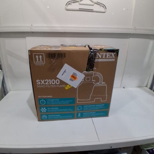 INTEX SX2100 KRYSTAL CLEAR SAND FILTER PUMP FOR ABOVE GROUND POOLS - 2100GPH - WHITE/GREY (MODEL: SFW80110/SX2100) image 12