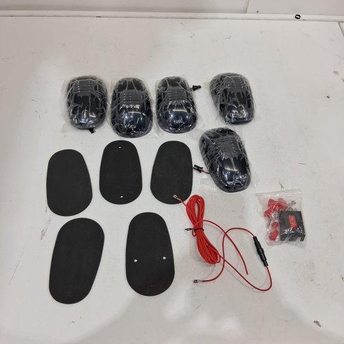 5PK SOLUSTRE MOUSE LIGHT LED ROOF LAMPS - 12V - BLACK image 2