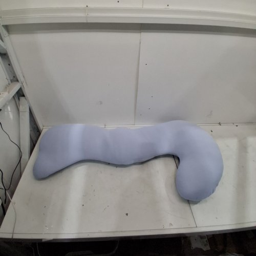 MELLOW SOFT ERGONOMIC BODY PILLOW - 44" X 14" - PURPLE image 2