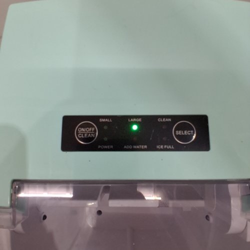 SWEETCRISPY COUNTERTOP ICE CUBE MAKER - MAKES 26.5LBS/DAY - AQUA (MODEL: WBJ-10A) image 2