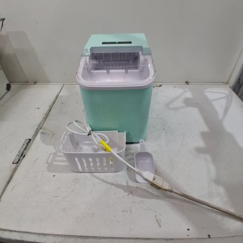 SWEETCRISPY COUNTERTOP ICE CUBE MAKER - MAKES 26.5LBS/DAY - AQUA (MODEL: WBJ-10A) image 3