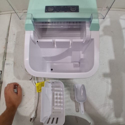 SWEETCRISPY COUNTERTOP ICE CUBE MAKER - MAKES 26.5LBS/DAY - AQUA (MODEL: WBJ-10A) image 5