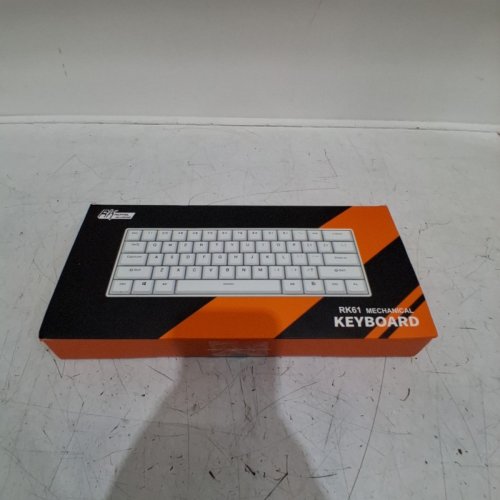 RK ROYAL KLUDGE RK61 WIRED 60% MECHANICAL GAMING KEYBOARD RGB BACKLIT ULTRA-COMPACT BROWN SWITCH - WHITE (MODEL : RK61) image 4