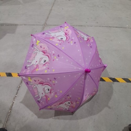 KIDS UMBRELLA - PINK/PURPLE UNICORN (MODEL: UNUM9347/620584849347) image 5