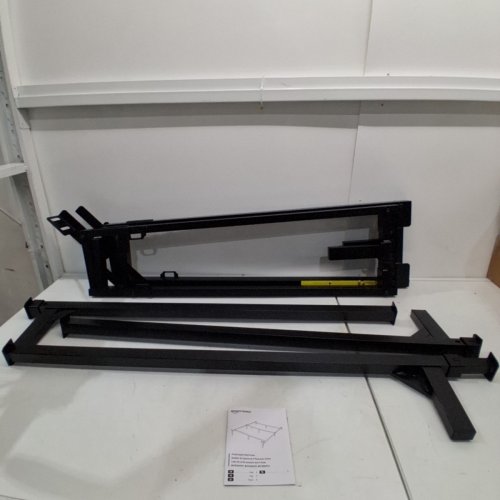 AMAZON BASICS 9-LEG METAL BEDFRAME - TOOL FREE ASSEMBLY - KING - 7" - BLACK image 2
