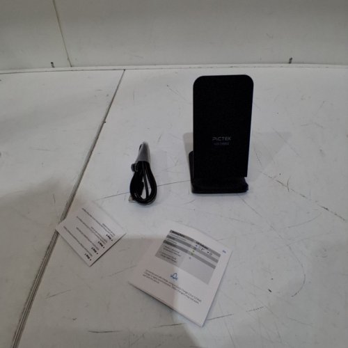 PICTEK FAST WIRELESS DESKTOP PAD/STAND DESKTOP CHARGER STAND - 10W - BLACK image 3