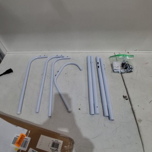 HOUSEHOLD ESSENTIALS HINGE IT CLUTTERBUSTER FOUR BAR HANGING VALET - WHITE (MODEL: H12101) image 2
