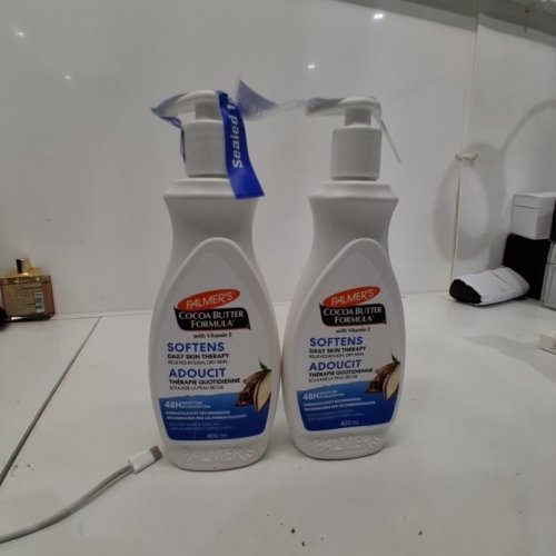 2PK PALMER'S COCOA BUTTER FORMULA WITH VITAMIN E DAILY SKIN THERAPY RELIEVES ROUGH, DRY SKIN - 48H MOISTURE HYDRATATION - 400 ML/EACH image 2