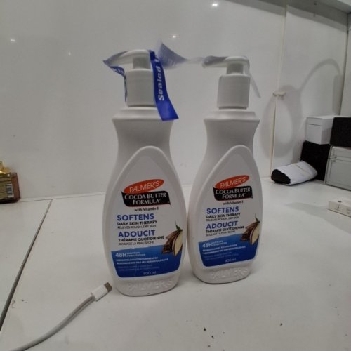 2PK PALMER'S COCOA BUTTER FORMULA WITH VITAMIN E DAILY SKIN THERAPY RELIEVES ROUGH, DRY SKIN - 48H MOISTURE HYDRATATION - 400 ML/EACH image 3
