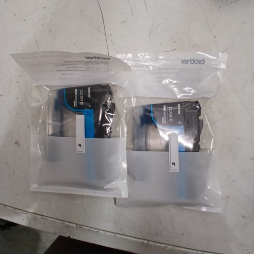 2PK BROTHER PRINTER REPLACEMENT INK CARTRIDGE - LC404 - CYAN image 2