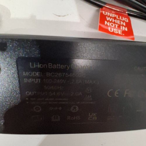 2PC LI-ION BATTERY CHARGER - 100-240 V - BLACK image 3