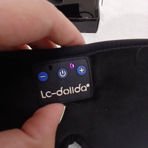 LC-DOLIDA BLUETOOTH SLEEPING HEADPHONES EYE MASK - BLACK image 2