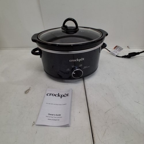 CROCKPOT 4-QUART CLASSIC SLOW COOKER WITH 3 SETTINGS- BLACK (MODEL: ‎2166871) image 3