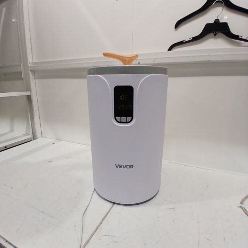 VEVOR TOWEL WARMER WITH AUTO TIMER - 20L - WHITE/WOOD - (MODEL: E1689C) image 3