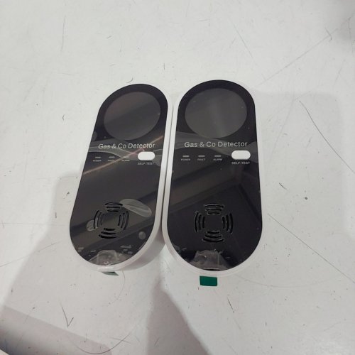 2PK KH ALERT PLUG IN 4 IN 1 CARBON MONOXIDE, NATURAL GAS ,TEMPERATURE AND HUMIDITY DETECTOR - BLACK/WHITE (MODEL: KH158) image 2