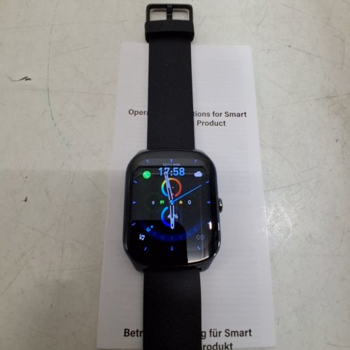 STECEI FITNESS TRACKER SMART WATCH - 1.95" DISPLAY - BLACK (MODEL: S68) image 5