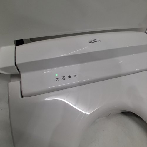 TOTOWASHLET S5 ELECTRONIC HEATED TOILET SEAT BIDET WITH CONTROLLER AND INSTANTANEOUS WATER HEATER - 21" X 15" - ELONGATED - WHITE (MODEL: SW3446#01) image 2