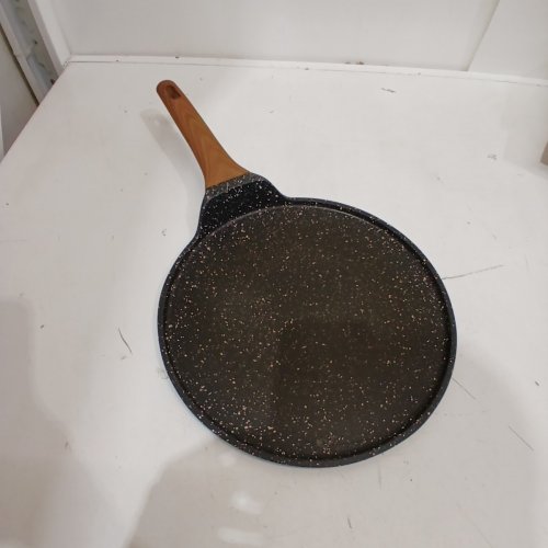 ESLITE LIFE NON STICK CREPE PAN WITH SPREADER PFOA FREE - 11" - BLACK (MODEL: Y-PS1625) image 2