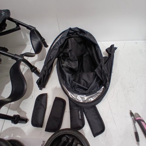 INGENUITY 3DLITE DOUBLE UMBRELLA STROLLER-EACH SEAT UP TO 50 POUNDS-BLACK-(MODEL:31923) image 5