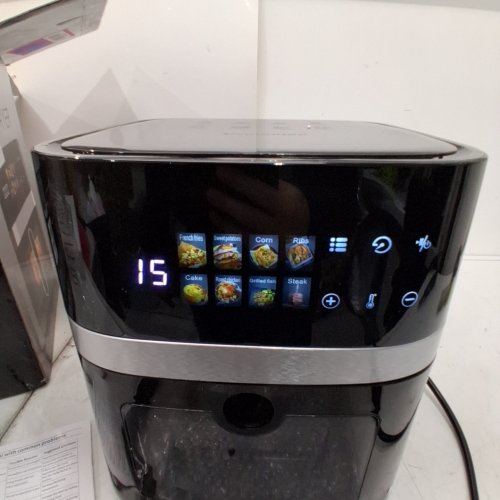 PENTANTAN 8-IN-1 AIR FRYER ELECTRIC HOT OVEN WITH DIGITAL LED TOUCHSCREEN - 1500W - 6QT - BLACK image 2