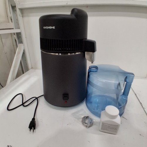 VIVOHOME COUNTERTOP WATER DISTILLER - 6L - 900W - BLACK (MODEL: VH1480-BK) image 3