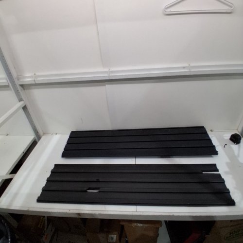 FRAYSCENT SLAT WALL PANELING - 4FT X 8FT - BLACK (MODEL: WALL-PVC-BLACK-8) image 4