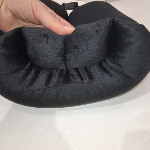 OBUSFORME MICROBEAD TRAVEL NECK PILLOW - BLACK - (MODEL: PL-MTP-BLK) image 4