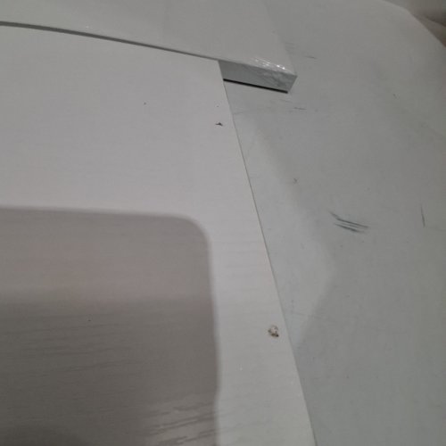 2PK FLOATING SHELVES WITH BRACKETS - 36" X 8" - WHITE/BLACK image 3
