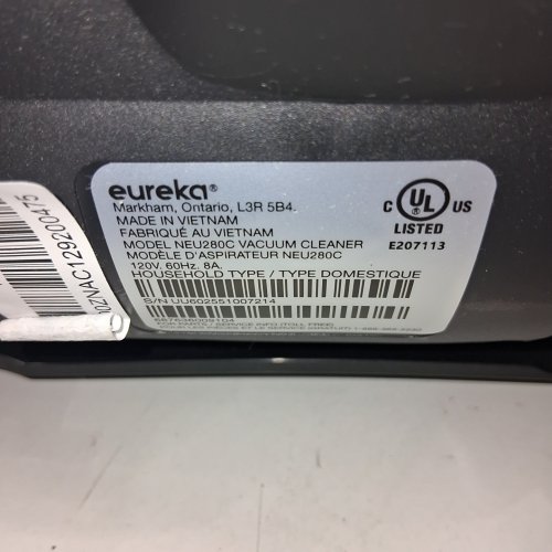 EUREKA POWERSPEED CORDED LIGHTWEIGHT UPRIGHT BAGLESS VACUUM CLEANER WITH ACCESSORIES - DARK BLUE (MODEL: NEU280C) image 9