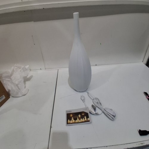 MODERN DECORATIVE TABLE LAMP - 21" H - WHITE image 4