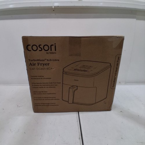 COSORI 9-IN-1 TURBOBLAZE AIRFRYER OVEN - 6QT CAPACITY - BLACK (MODEL: ‎CAF-DC601-KCA) image 5