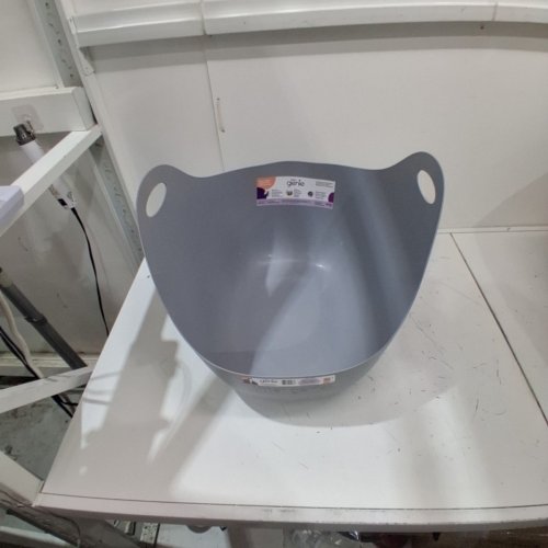 LITTER GENIE CAT LITTER BOX, FLEXIBLE PLASTIC WITH POUR SPOT - GREY (MODEL: I000707) image 2