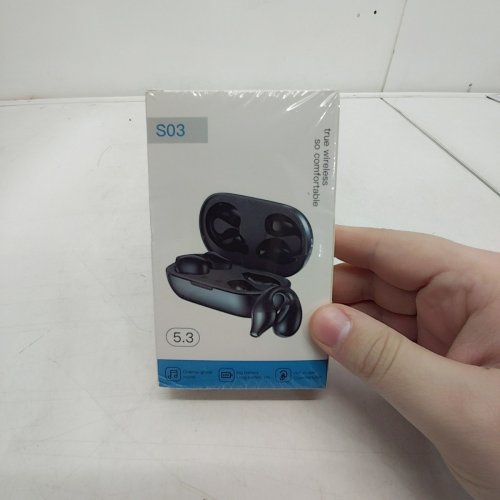 TWS OPEN-EAR CLIP ON WIRELESS EARBUDS, WITH CASE DISPLAY - BLUETOOTH 5.3 - WHITE (MODEL: S03) image 3
