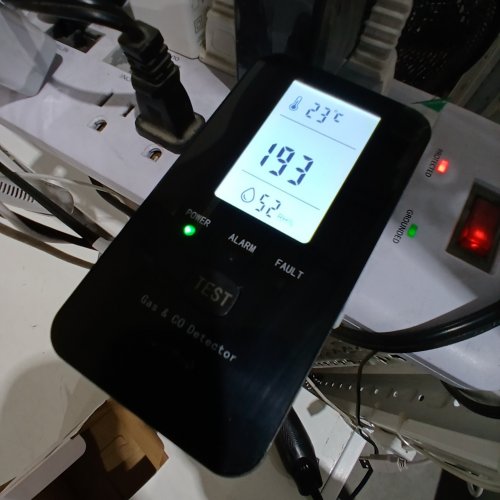 COMBUSTIBLE GAS & CO DETECTOR - 100-240 V - BLACK (MODEL: GC03) image 2