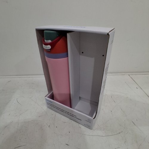 OWALA STAINLESS STEEL WATER BOTTLE - 24OZ - PINK/RED (MODEL: 1965314) image 2