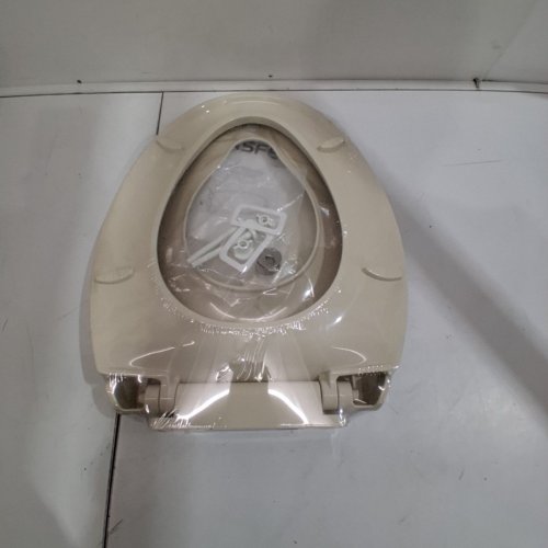 YASFEL TINYHINEY ELONGATED CHILD & ADULT 2-IN-1 TOILET SEAT - 18.5" - ALMOND (MODEL: SB0860EZUS) image 2