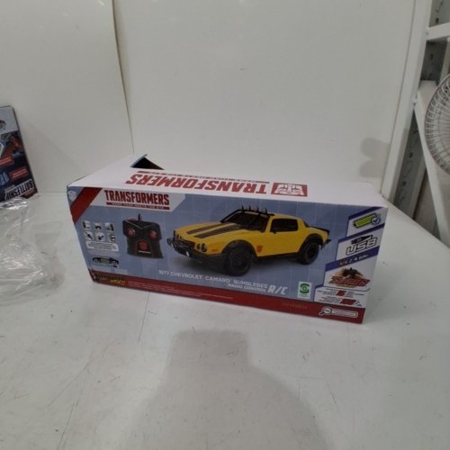 JADA TRANSFORMERS: RISE OF THE BEASTS 1977 CHEVROLET CAMARO BUMBLEBEE RC CAR - 1:16 SCALE - YELLOW/BLACK image 3