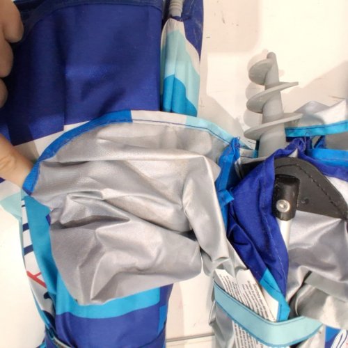 RIO BEACH UPF 50+ UMBRELLA WITH ANCHOR - 7.5 FT - BLUE (MODEL: 1985294) image 4