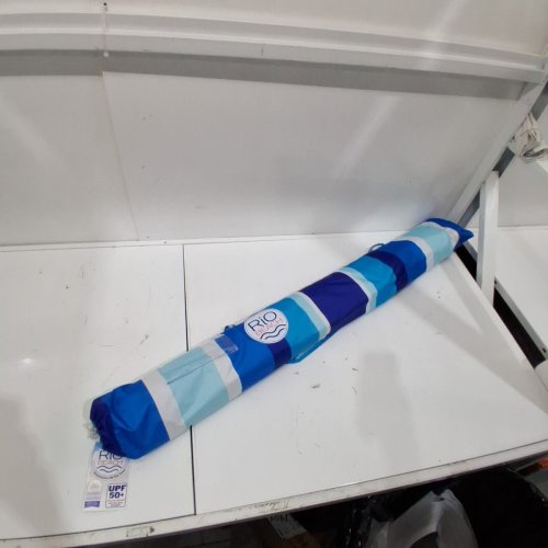 RIO BEACH UPF 50+ UMBRELLA WITH ANCHOR - 7.5 FT - BLUE (MODEL: 1985294) image 6