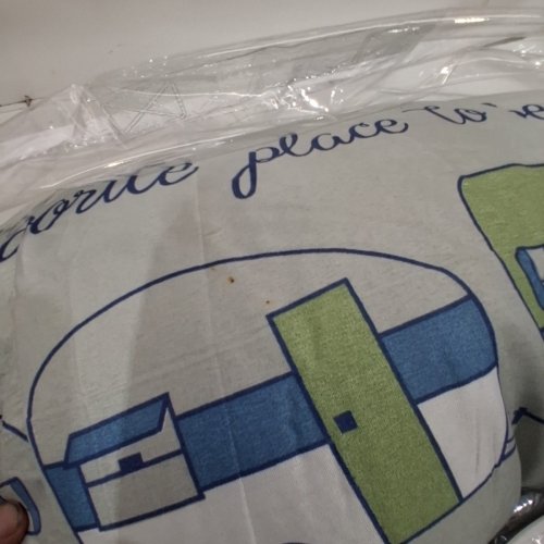 THE LAKESIDE COLLECTION OUR FAVORITE PLACE IS TOGETHER COMFORTER - FULL/QUEEN - CAMPING PRINT image 3