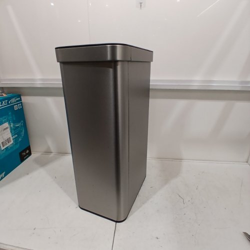 EKO NOVA SENSOR TRASH CAN STAINLESS STEEL RECTANGULAR TOUCHLESS MOTION SENSOR - 21 GALLON/80 LITER - MATTE METALLIC (MODEL: EKO 9578-80L-MMT) image 5