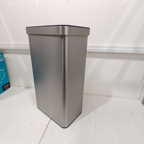 EKO NOVA SENSOR TRASH CAN STAINLESS STEEL RECTANGULAR TOUCHLESS MOTION SENSOR - 21 GALLON/80 LITER - MATTE METALLIC (MODEL: EKO 9578-80L-MMT) image 6