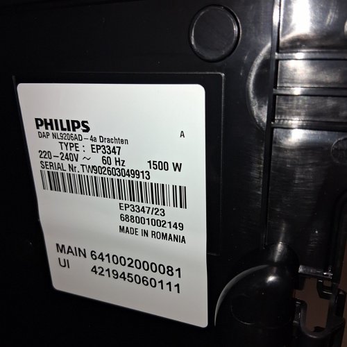 PHILIPS LATTEGO 3300 SERIES FULLY AUTOMATIC ESPRESSO MACHINE WITH BUILT-IN GRINDER AND MILK FROTHER - BLACK (MODEL: EP3326/50) image 10